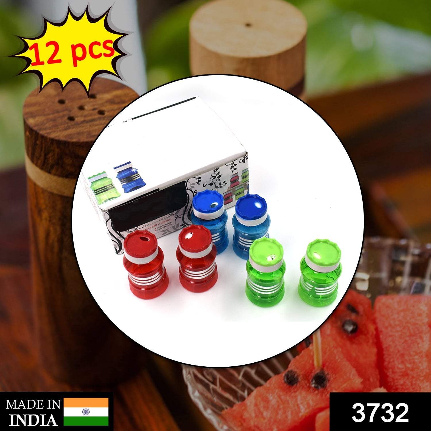3732 12 Pc Salt N Shaker Set used in all kinds of household and official places during serving of foods and stuff etc. 3732 12 Pc Salt N Shaker Set used in all kinds of household and official places during serving of foods and stuff etc.